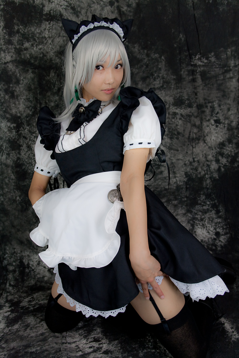Cosplay maid as a beauty C77 Sakuya izayoi (2)